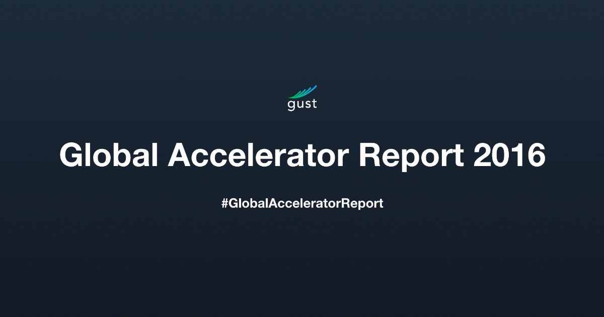 Global Accelerator Report 2016 by Gust